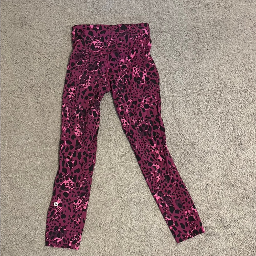 Lululemon leopard leggings